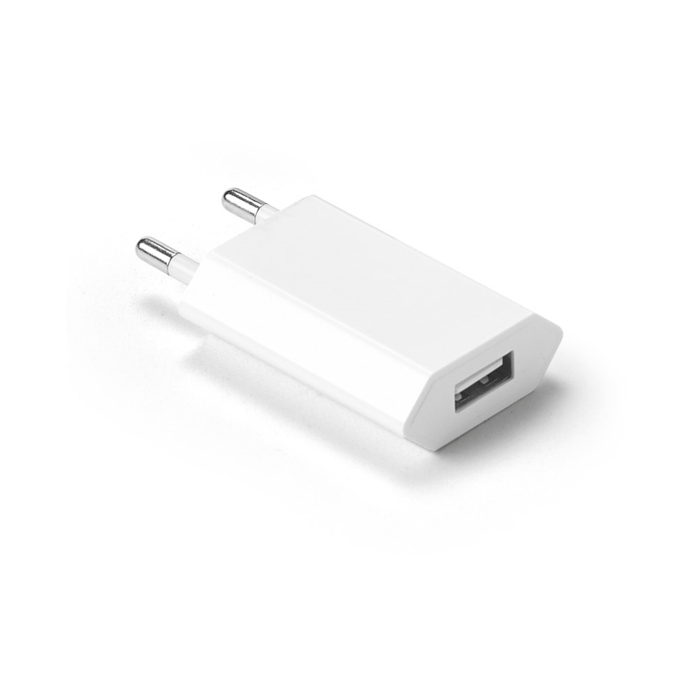 WOESE. Adaptador de corrente USB-A 5W em ABS reciclado (100% rABS)