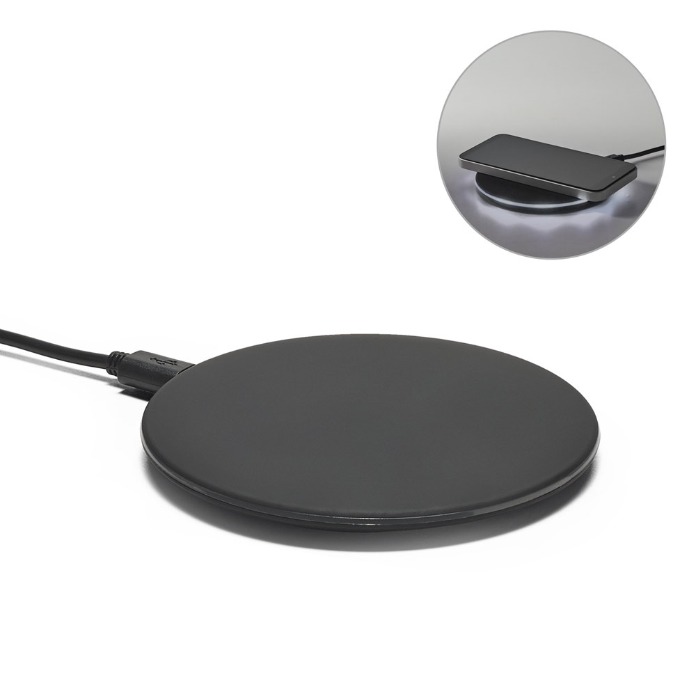 BURNELL. Carregador wireless super rápido 10W em ABS